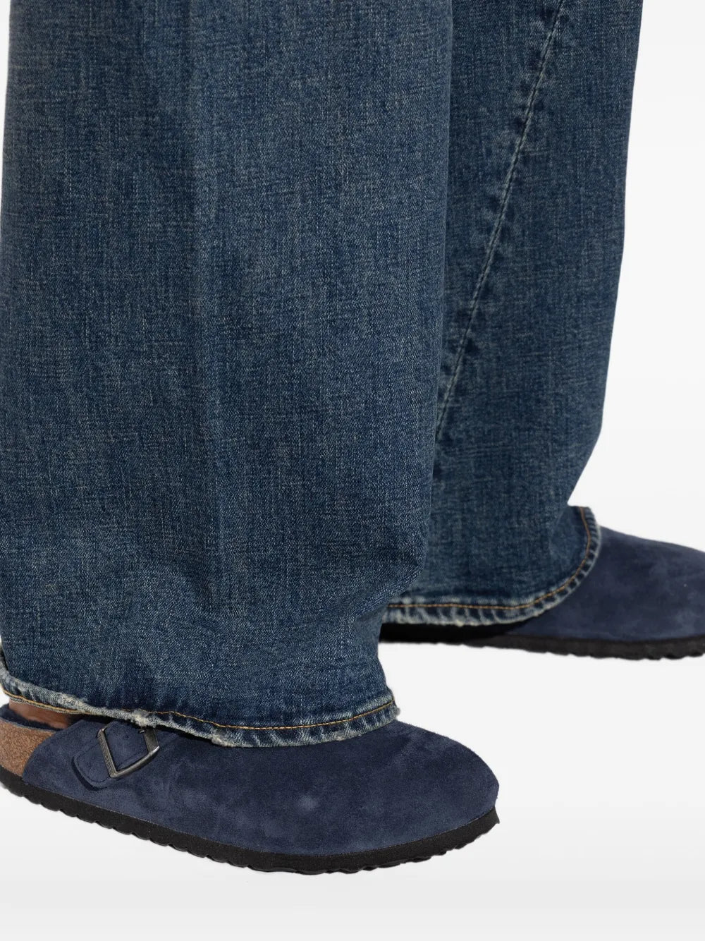 Birkenstock Boston Shearling suede sandals