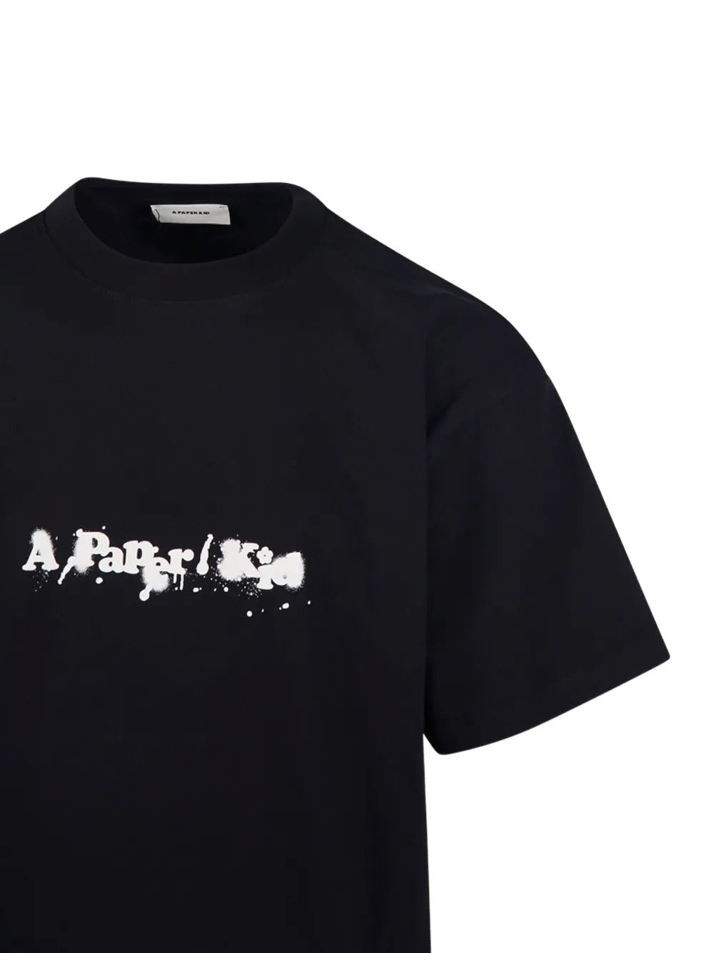 A Paper Kid paint-splatter logo T-shirt