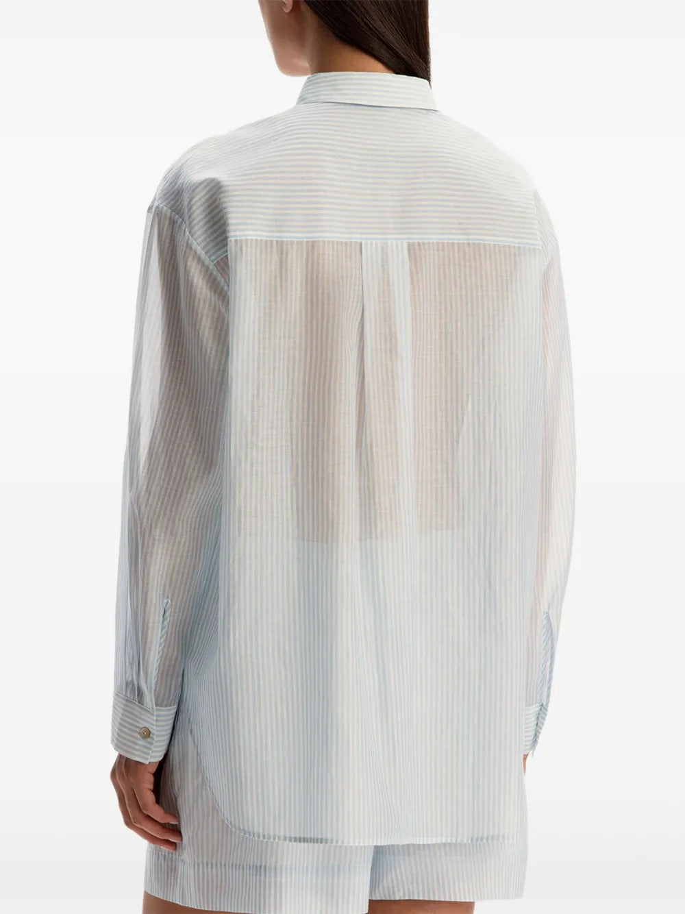 12 STOREEZ  striped cotton shirt
