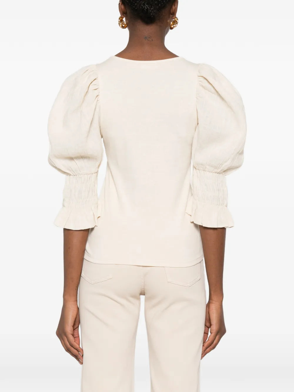 By Malene Birger puff-sleeve T-shirt