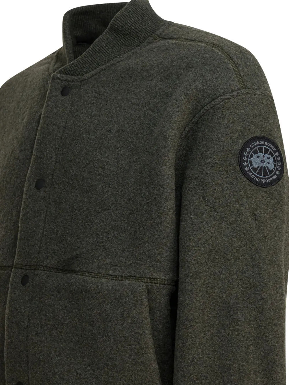 Canada Goose  button fleece bomber jacket