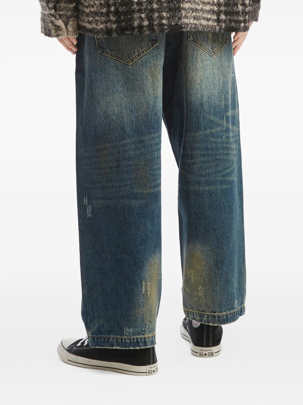 aftermaths  patchwork jeans
