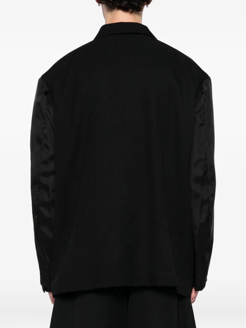 Black Comme Des Garçons  single-breasted jacket