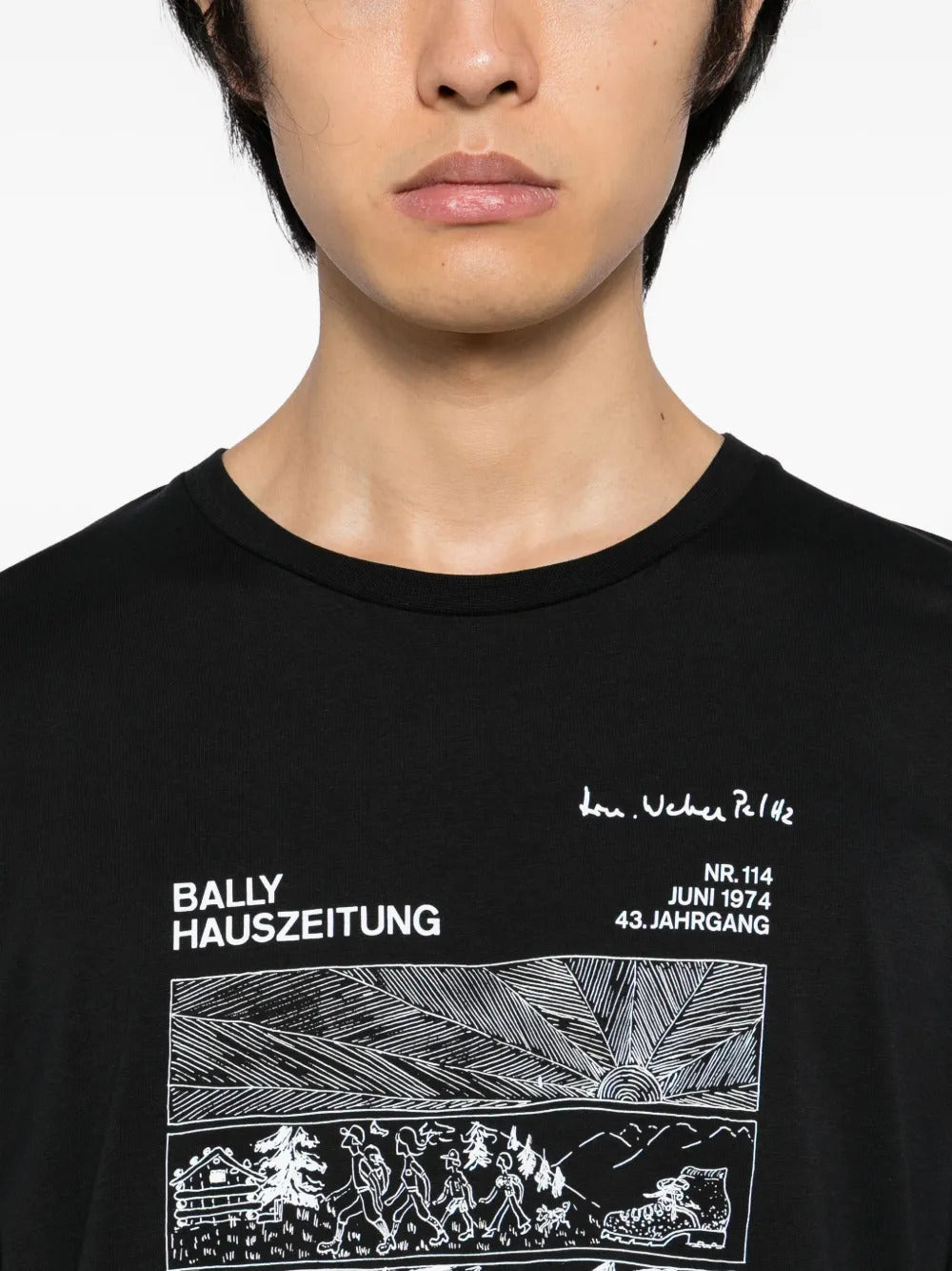 Bally  graphic-print cotton T-shirt