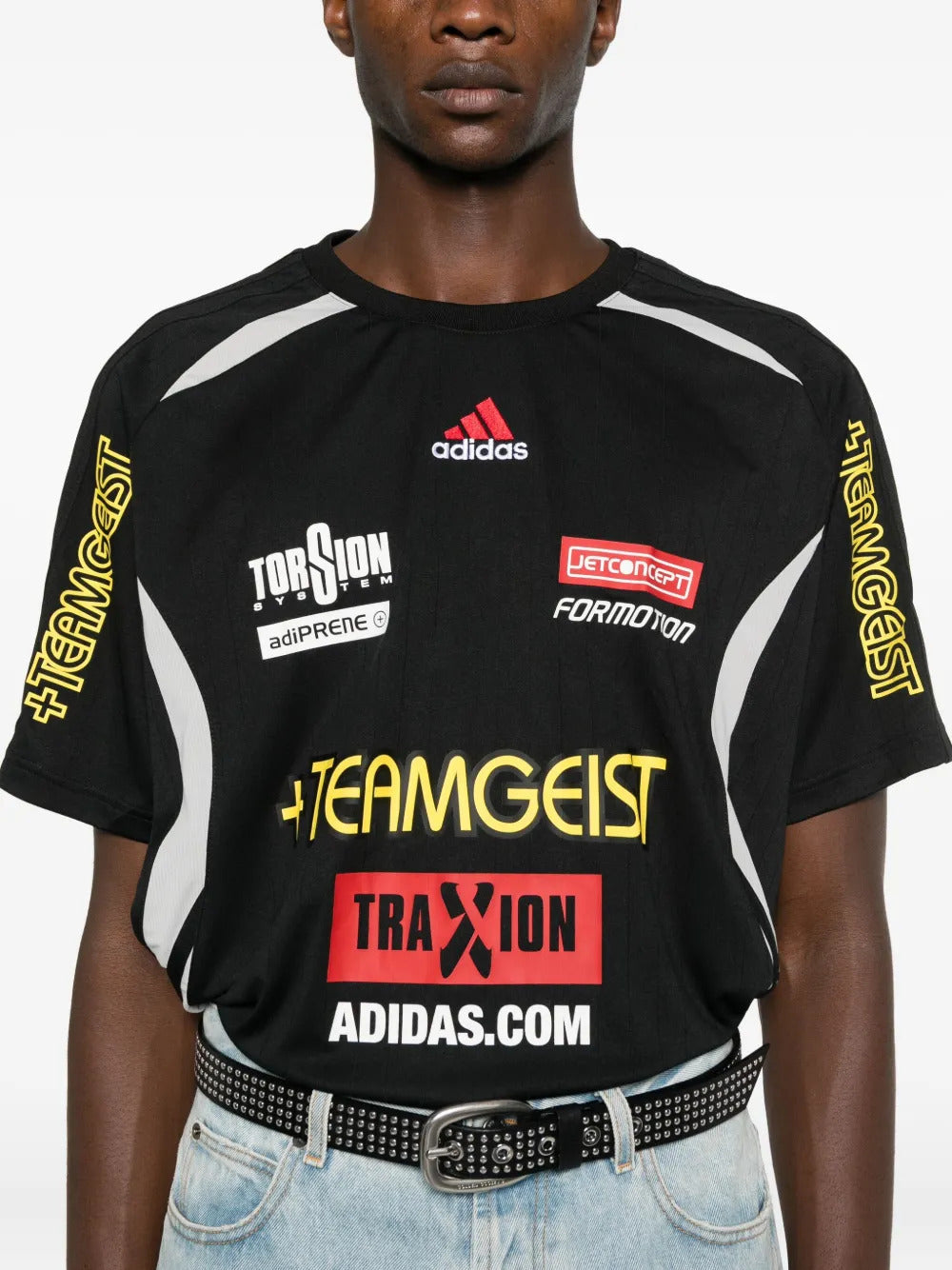 adidas Teamgeist Moto graphic-print T-shirt