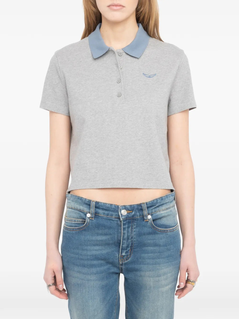Zadig&Voltaire  wings detail polo top
