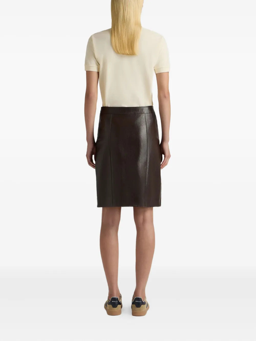 Bally  leather mini skirt