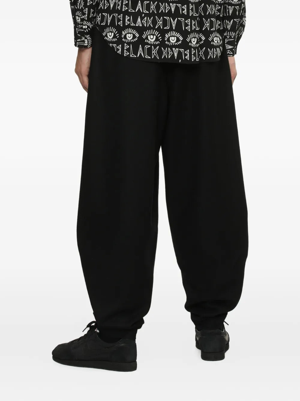 Black Comme Des Garçons  elastic-waist trousers