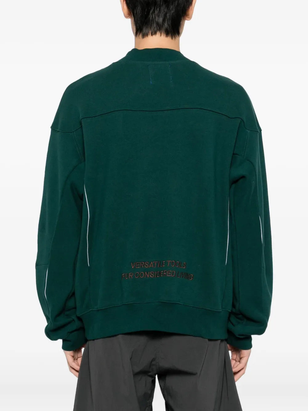 ASICS  graphic-embroidered sweatshirt