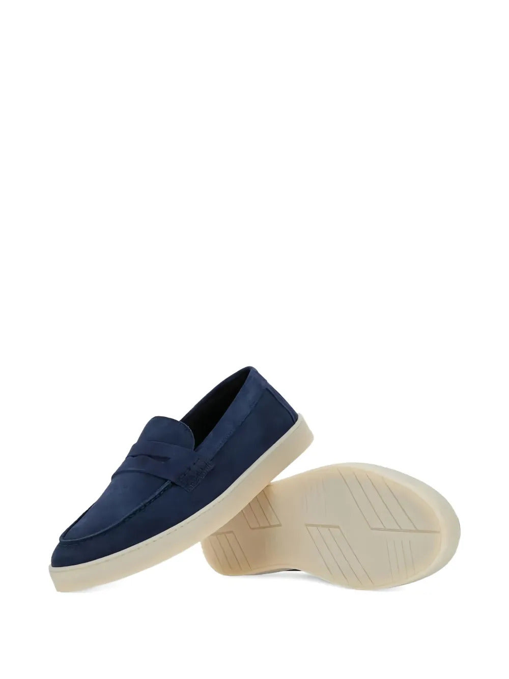 Canali suede slip-on sneakers