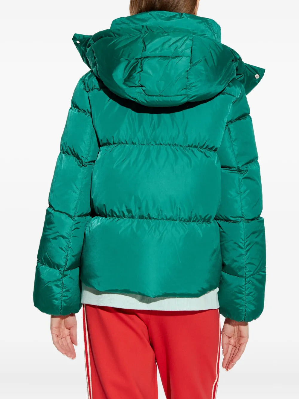 Add hooded puffer jacket