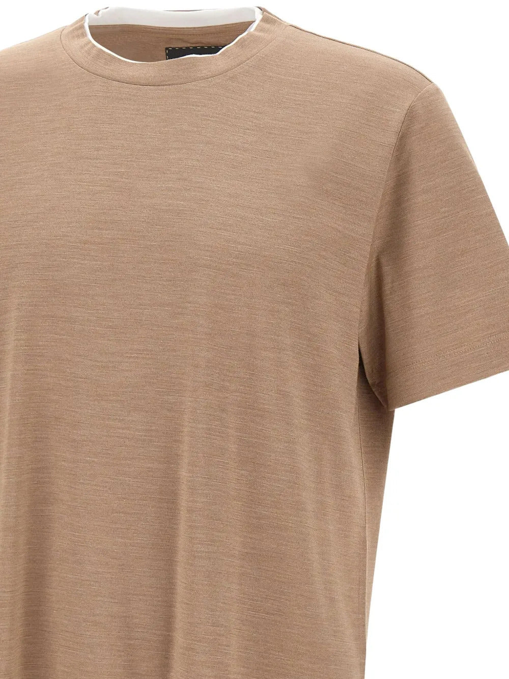 BOSS  overlay crew neck t-shirt