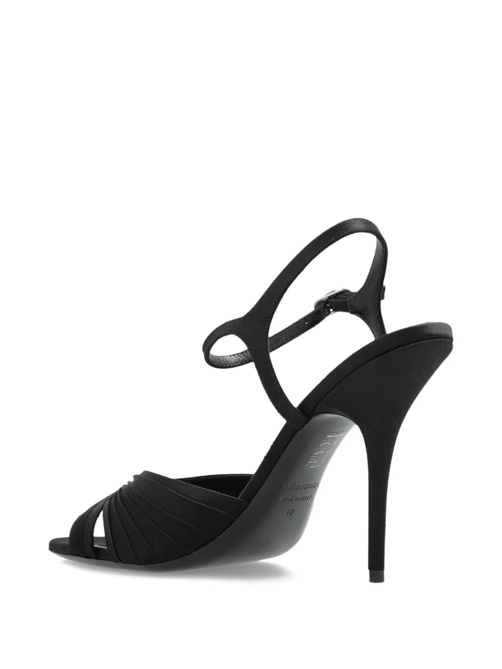 Balenciaga  Plissé Dynas heeled sandals