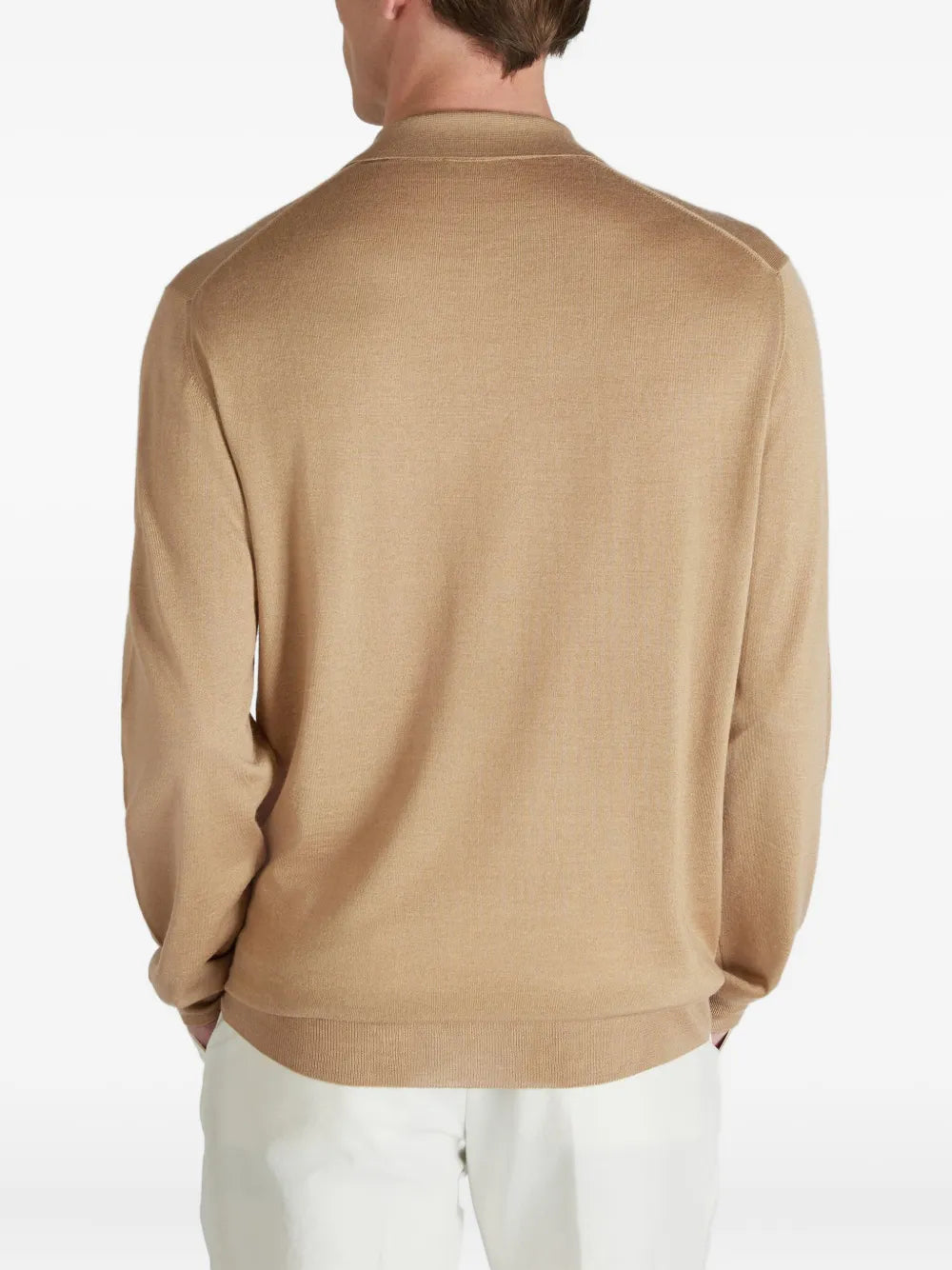 Zanone  cashmere silk polo shirt