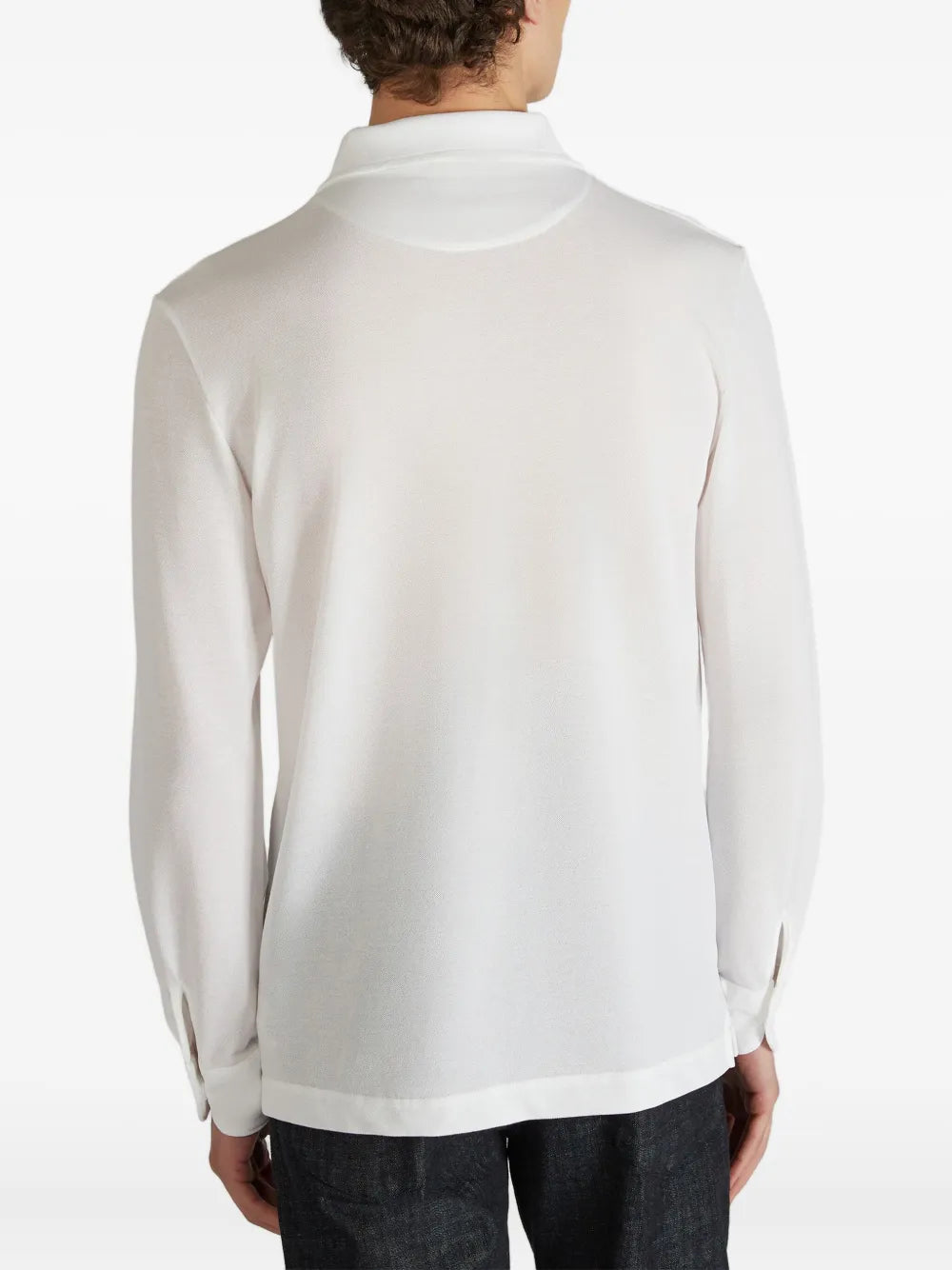 Zanone  pique cotton polo shirt