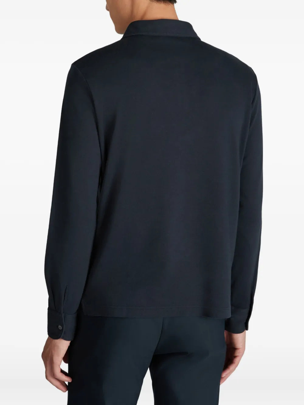 Zanone  long-sleeve cotton polo shirt