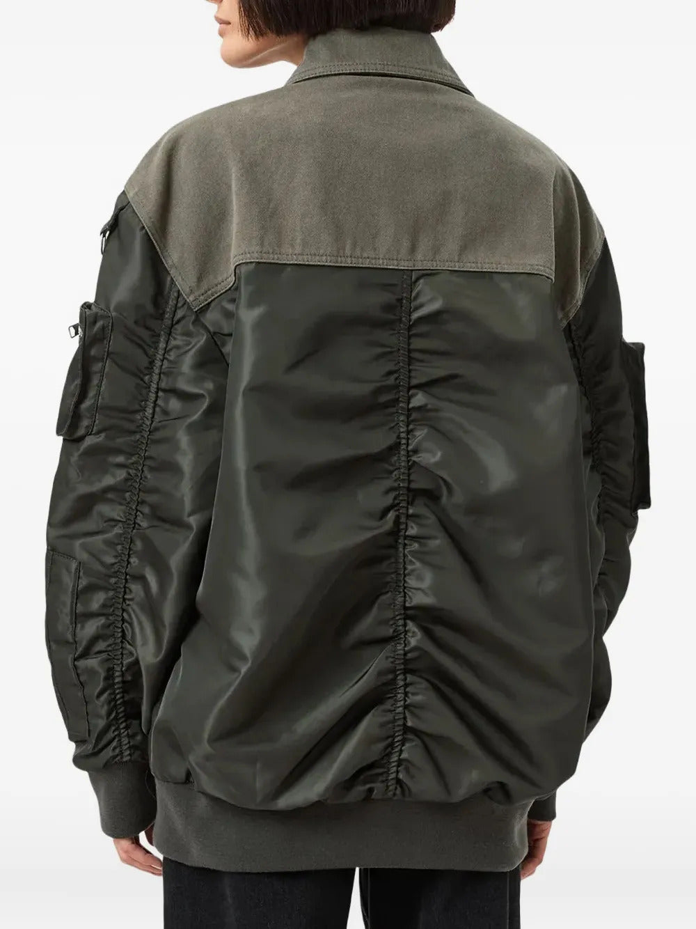 AllSaints Verity chest-pockets bomber jacket
