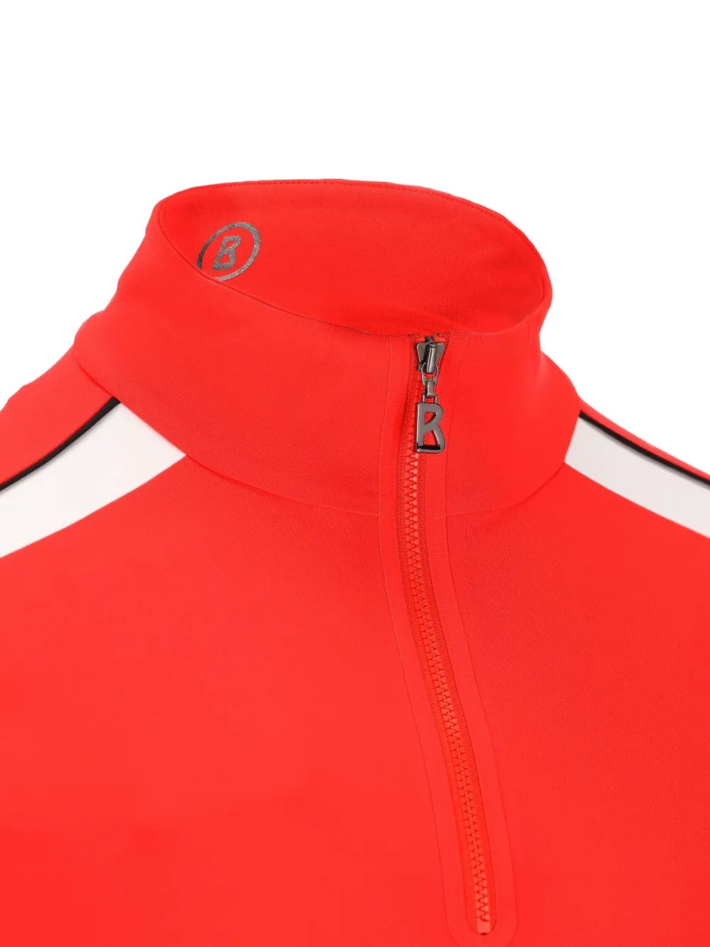 BOGNER  stripe zip T-shirt
