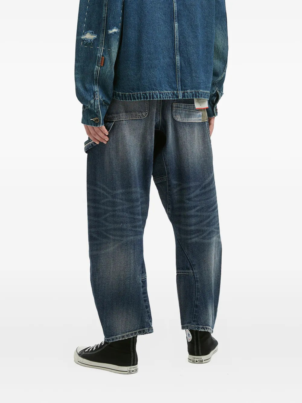 aftermaths  panelled jeans