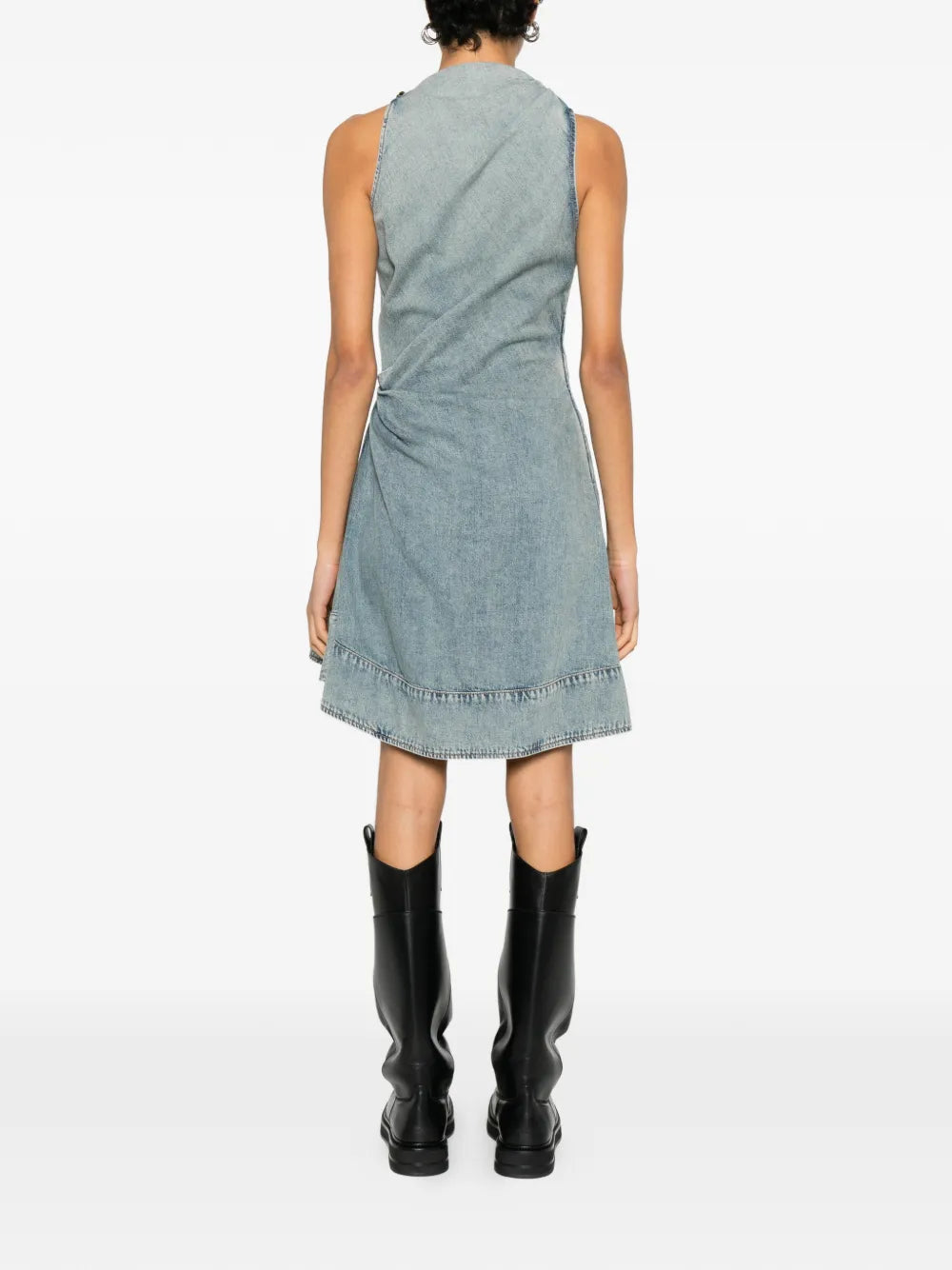 Alexander McQueen  draped sleeveless midi dress