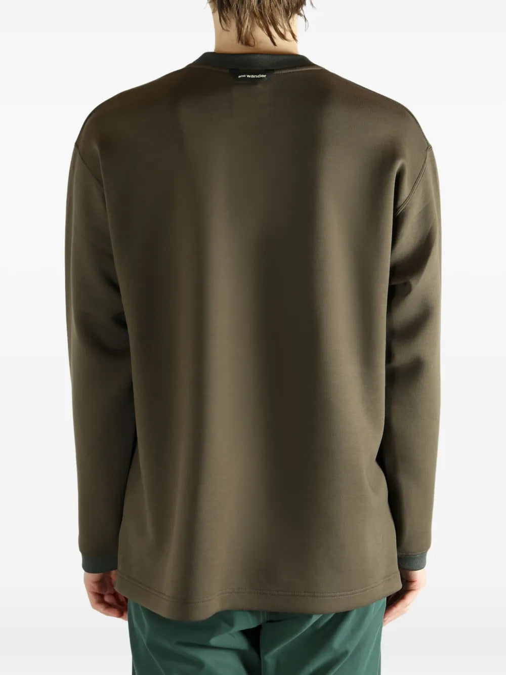 and Wander chest-pocket crew-neck sweatshirt