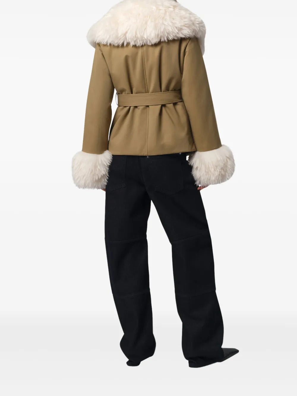 Apparis  Parker belted jacket