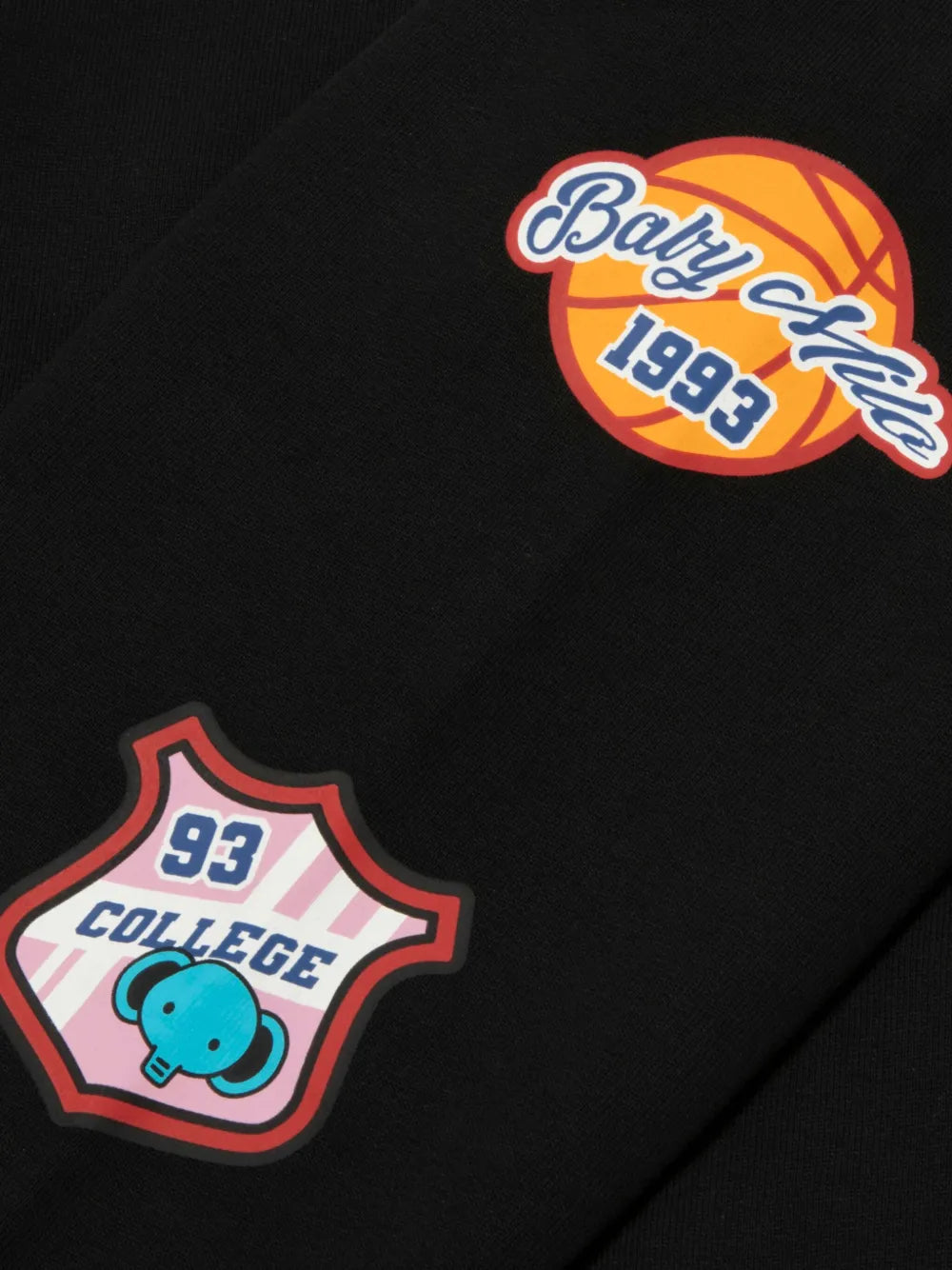 A BATHING APE®  appliqué sweater