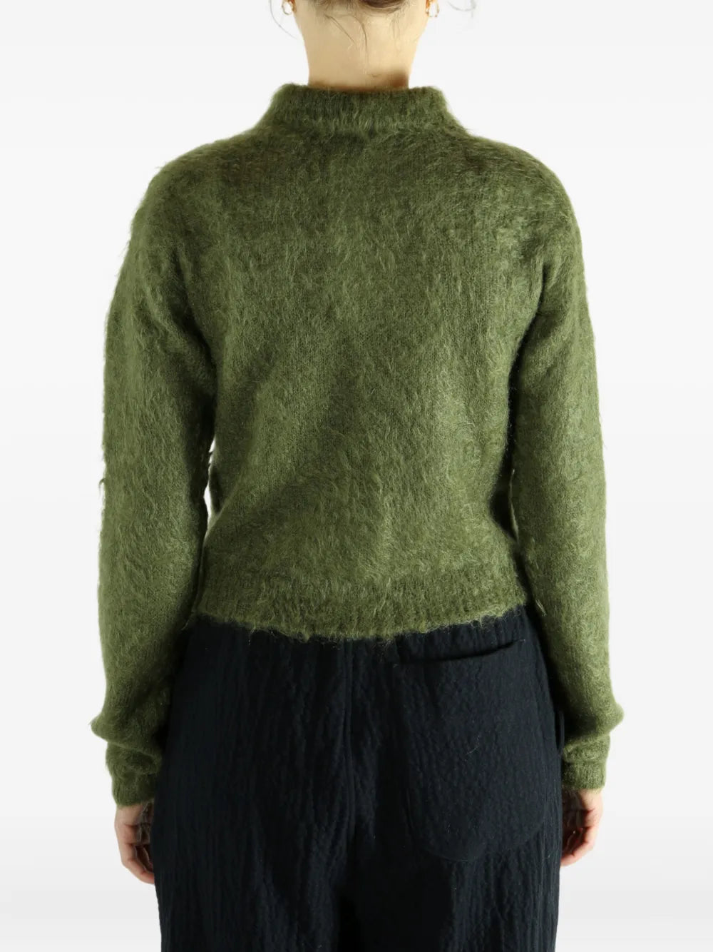 Auralee  textured-knit polo shirt