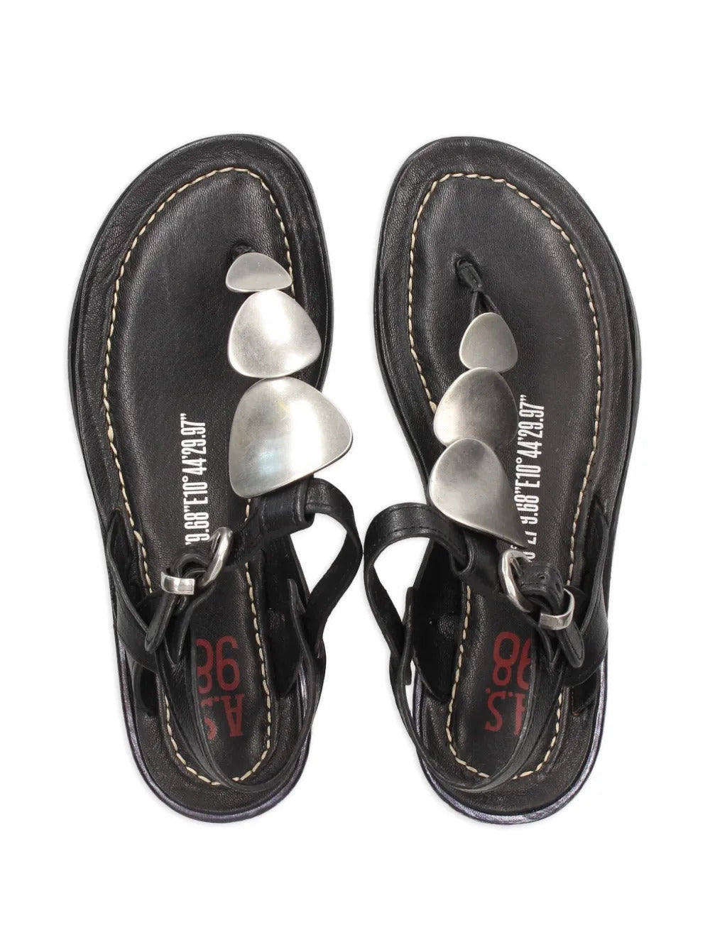 A.S.98  T-bar leather sandals