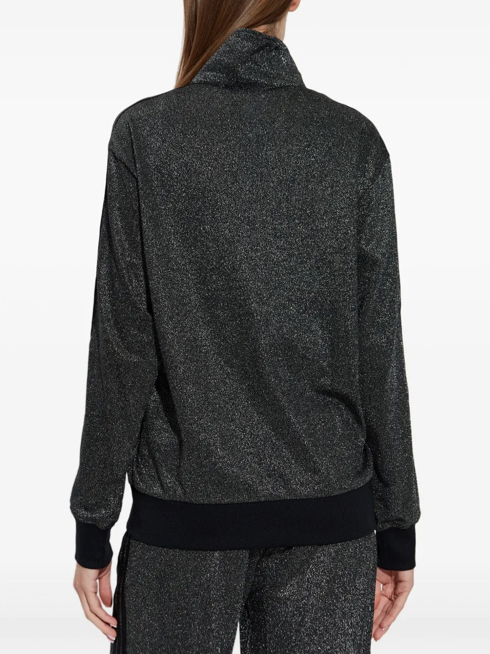adidas  Firebird lurex zip-up sweatshirt