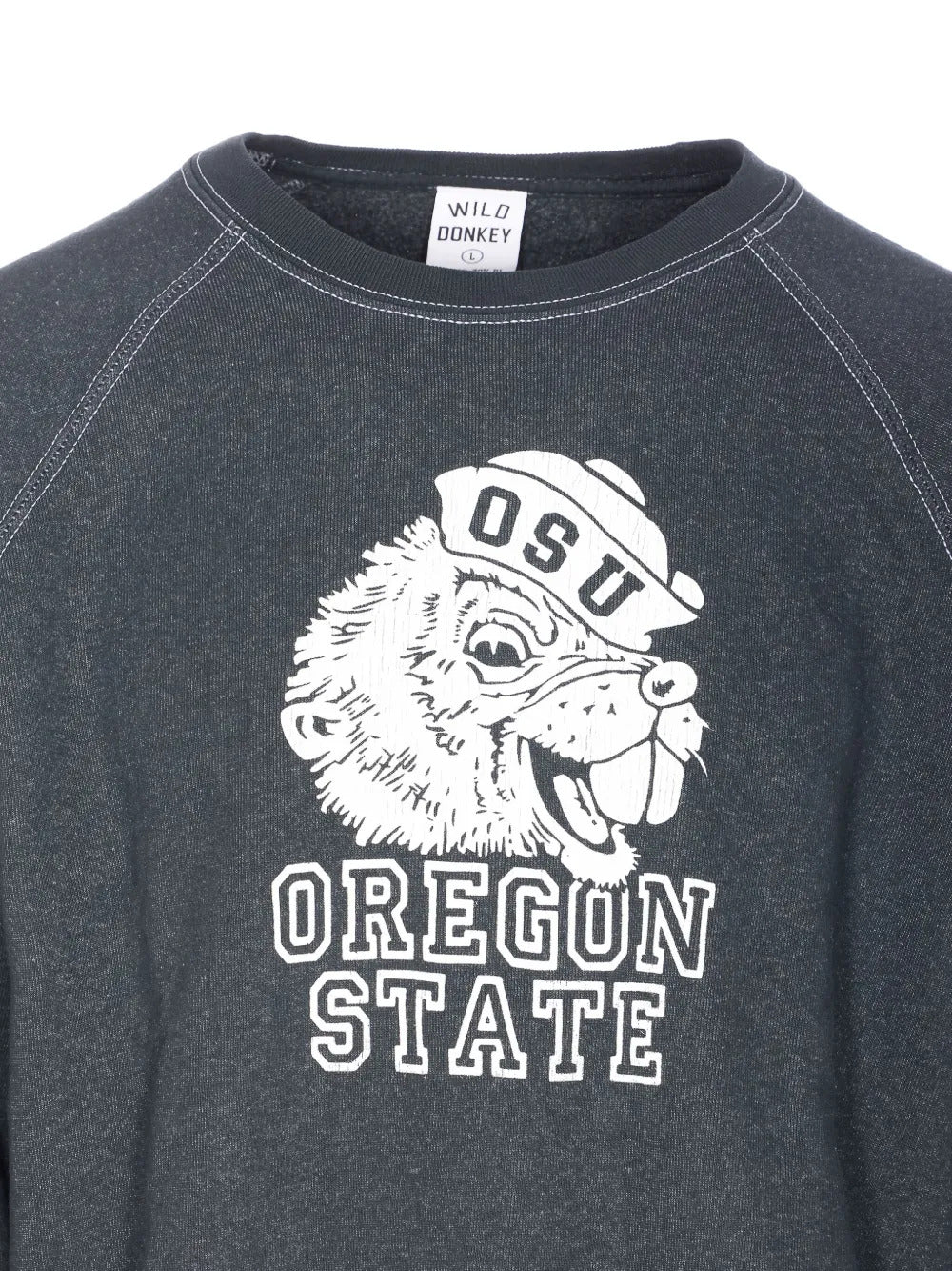 Wild Donkey  oregon-print crewneck sweatshirt