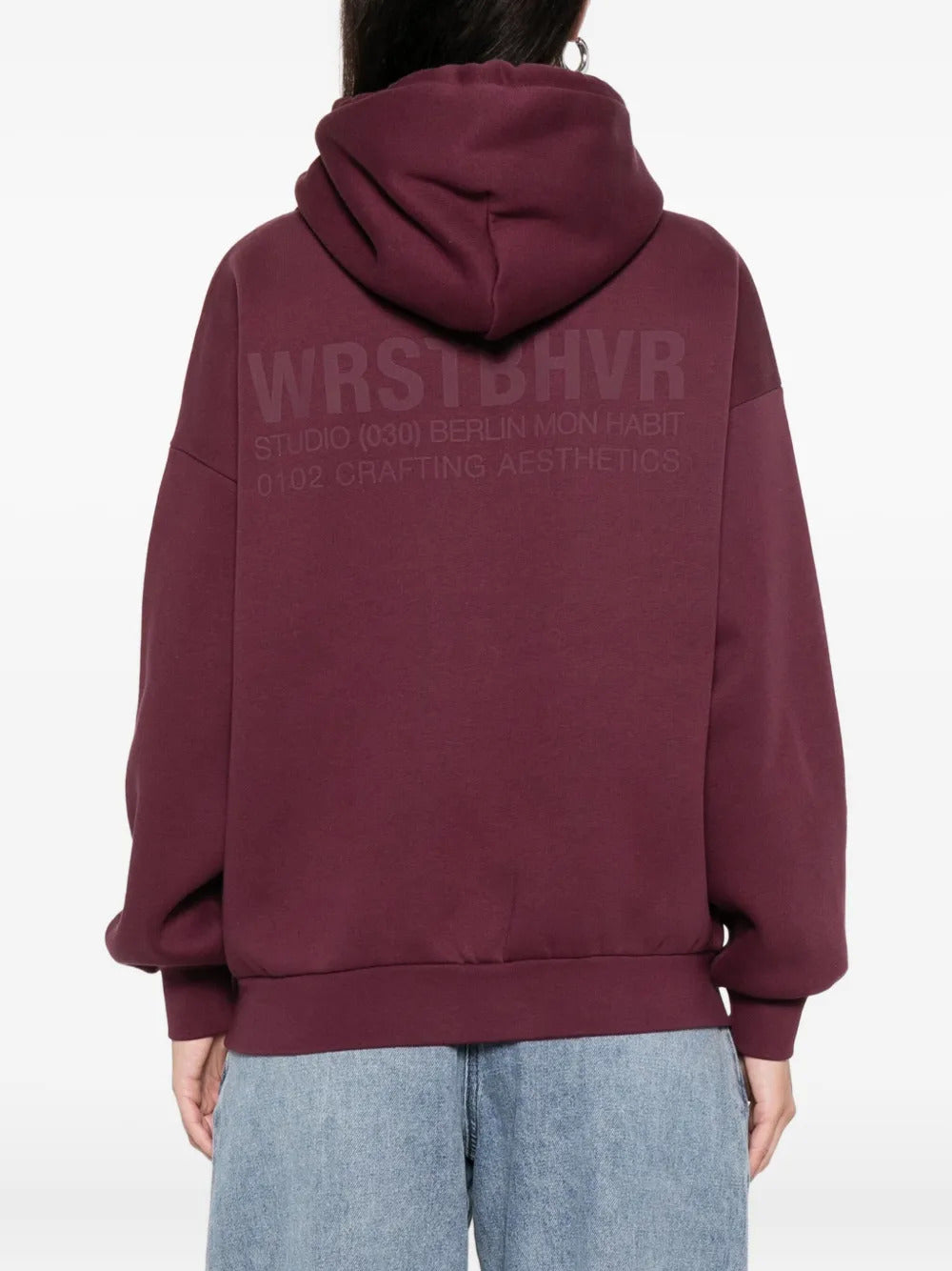 WRSTBHVR  Studio V12 drawstring hoodie