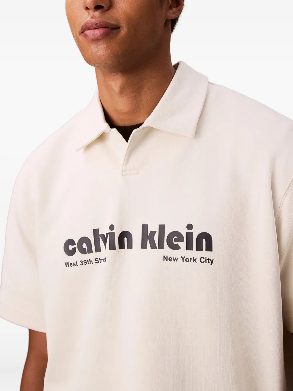 Calvin Klein Jeans  cotton polo-collar T-shirt