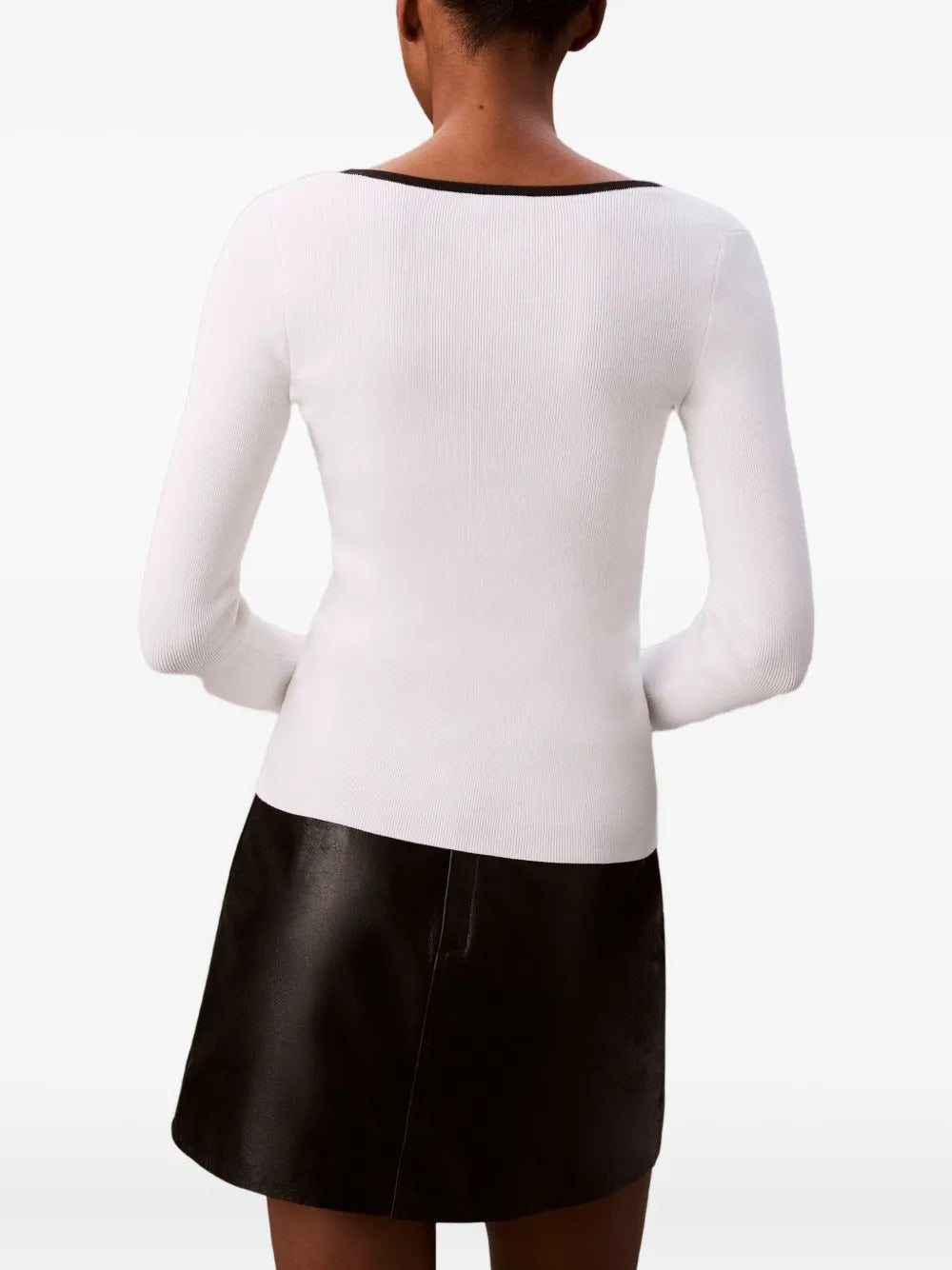 Calvin Klein Jeans  ribbed trim t-shirt