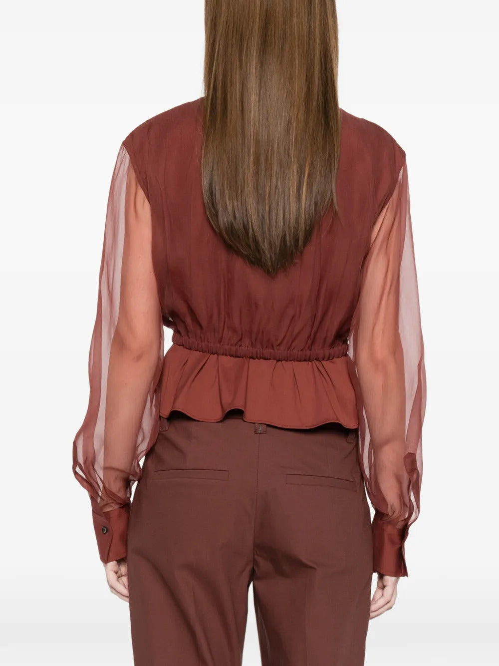 Brunello Cucinelli  pocket drawstring blouse
