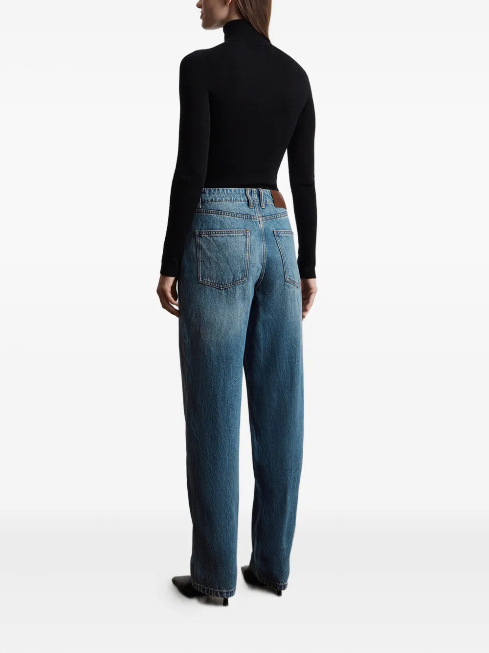 12 STOREEZ  logo-patch jeans