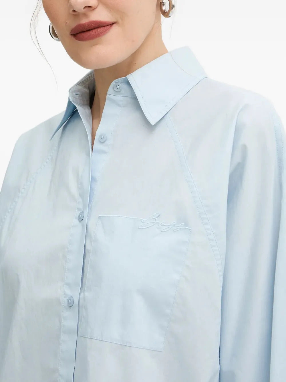 BOSS  chest-pocket long-sleeve shirt