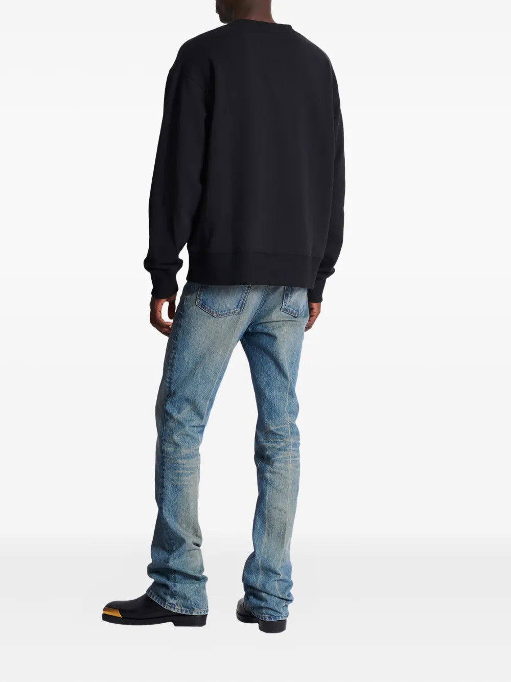 Balmain  logo-print cotton sweatshirt