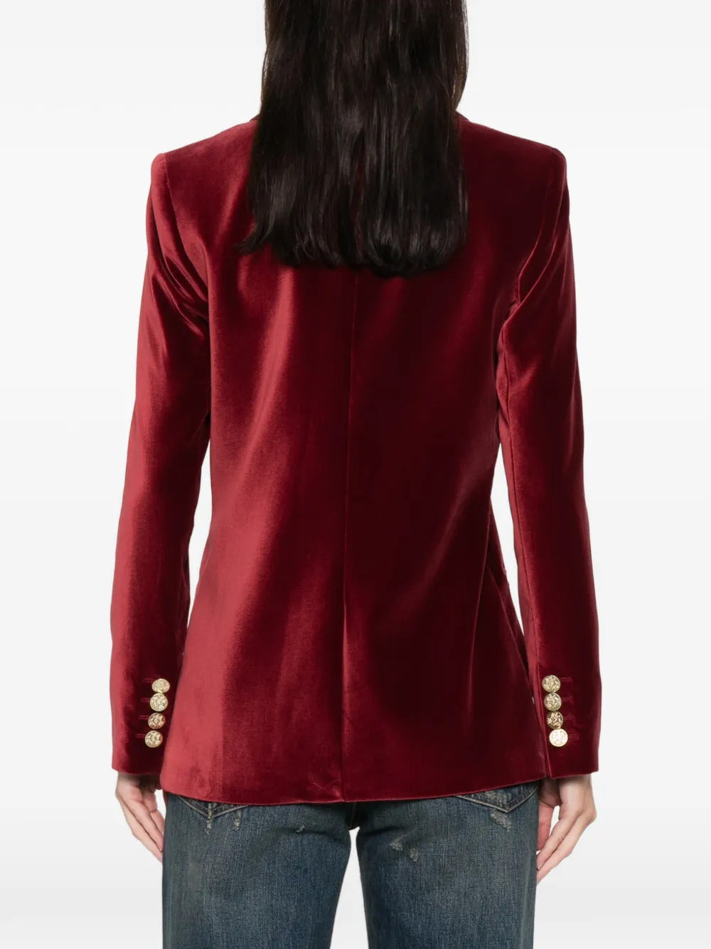 alice + olivia lapel button jacket