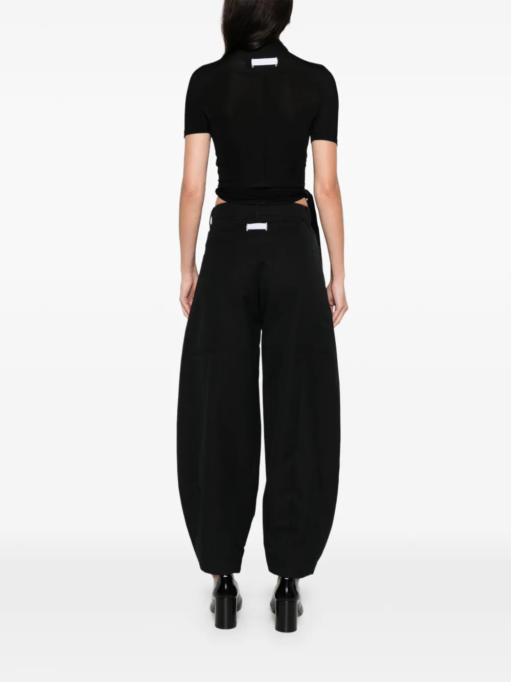 B1ARCHIVE self-tie detail T-shirt