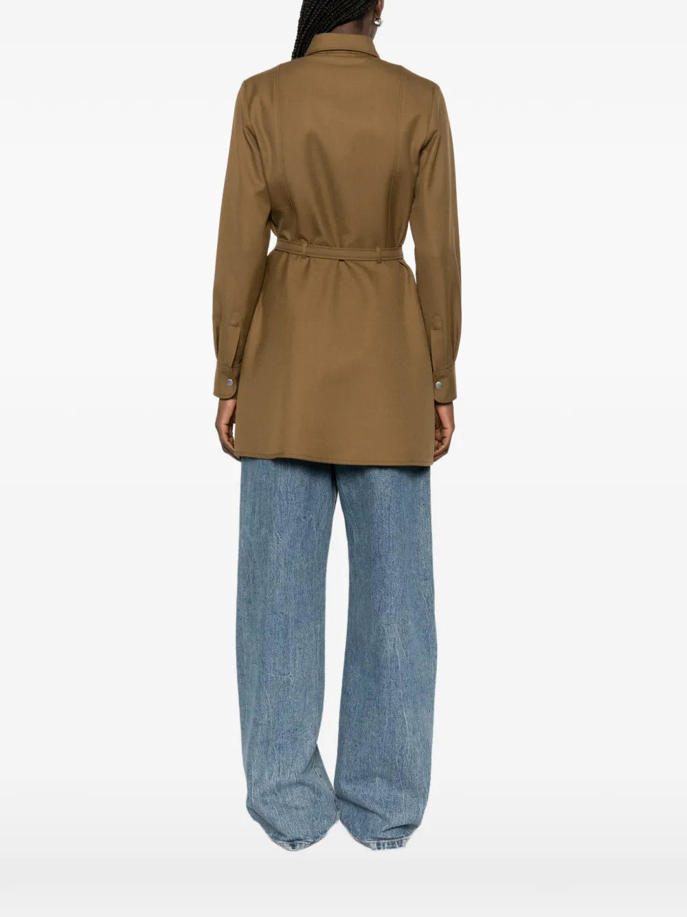 A.P.C.  belted pocket shirt
