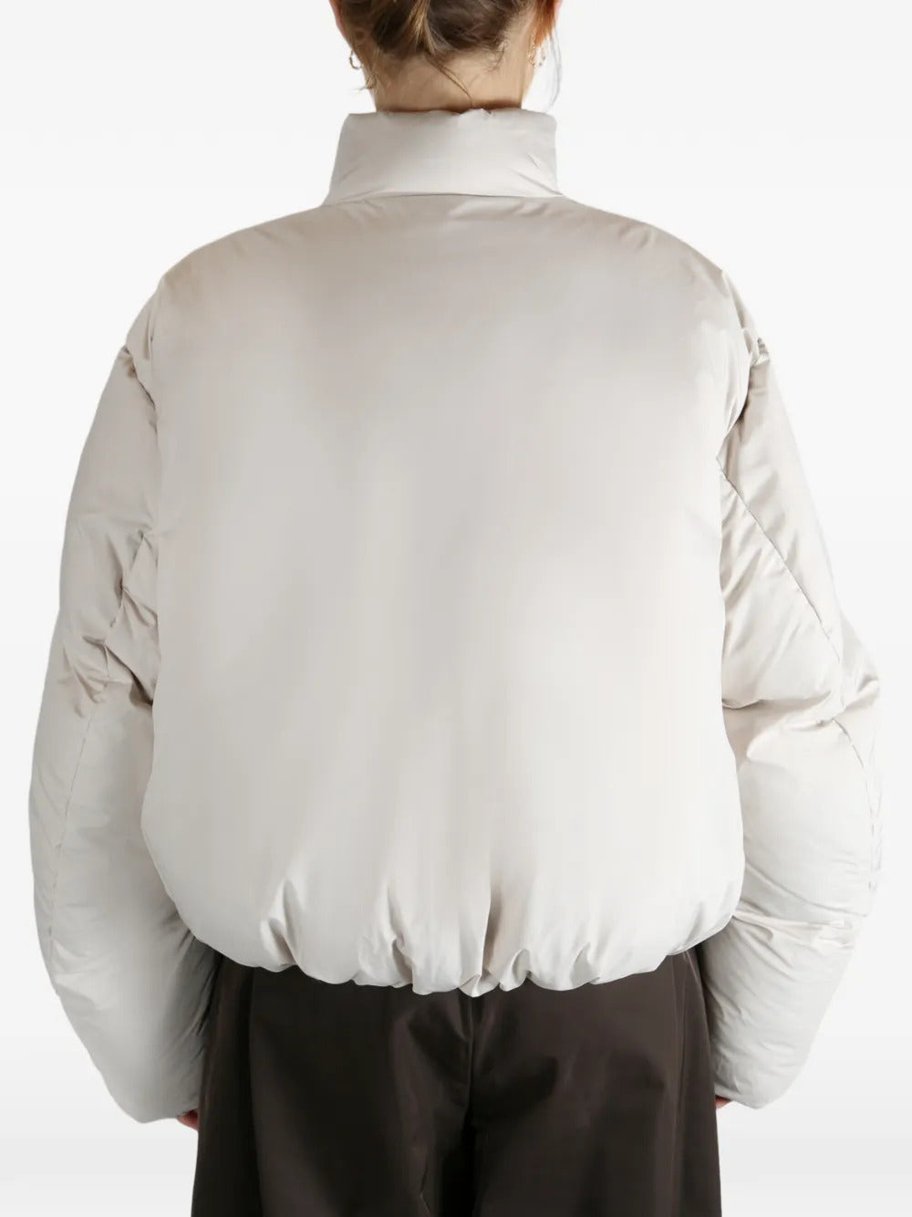 Amomento  zip-up funnel-neck jacket
