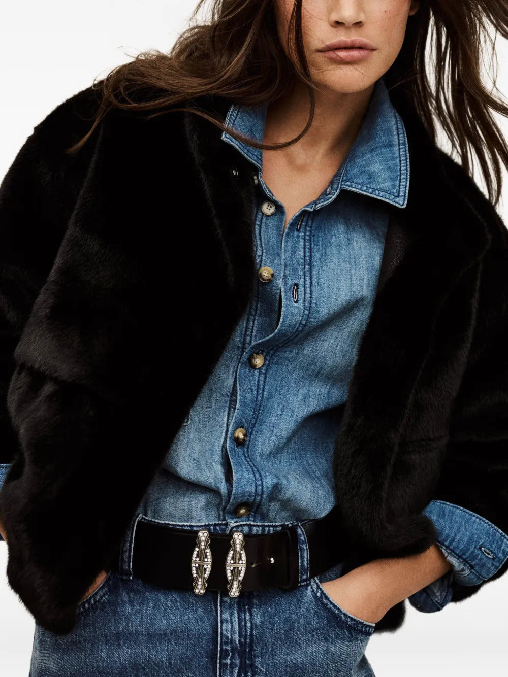 Ba&Sh  Paros pockets buttoned jacket