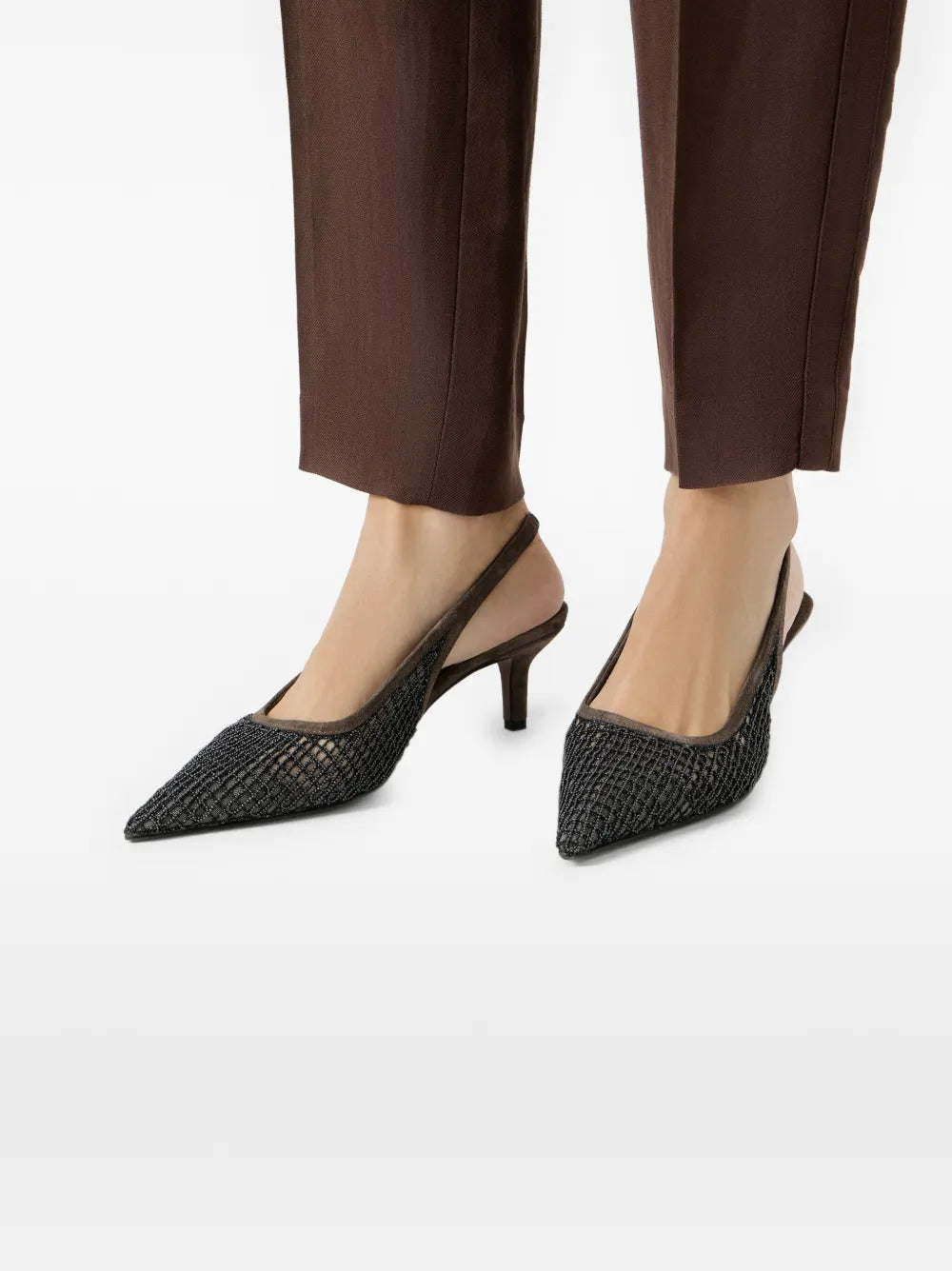Brunello Cucinelli  slingback pumps