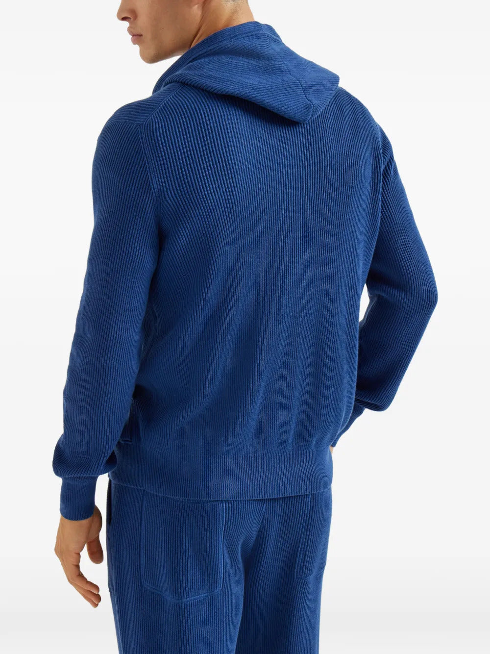 Brunello Cucinelli  ribbed-knit hoodie