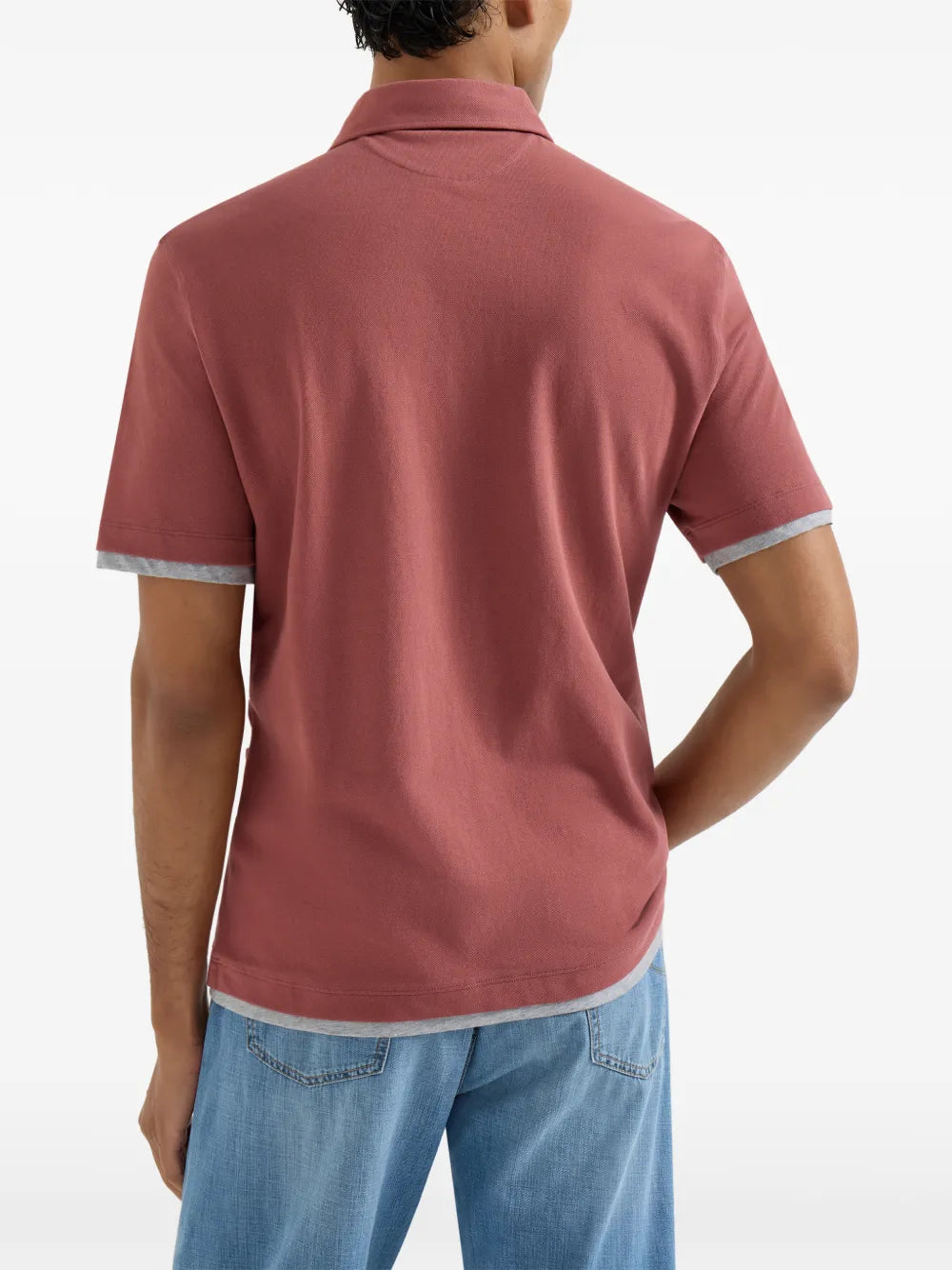 Brunello Cucinelli short-sleeve polo shirt