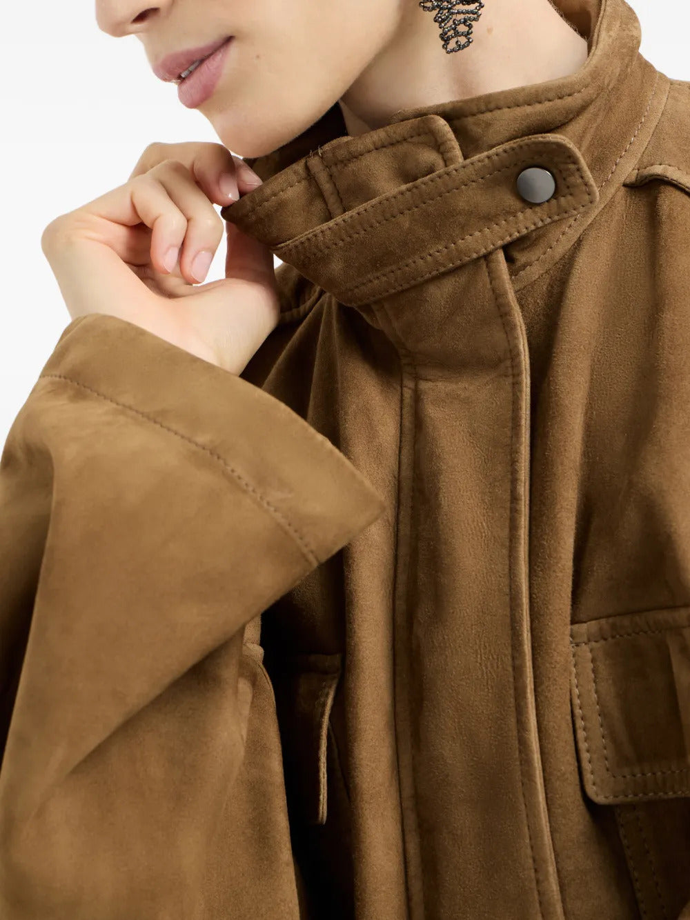 Brunello Cucinelli  snap-fastening jacket