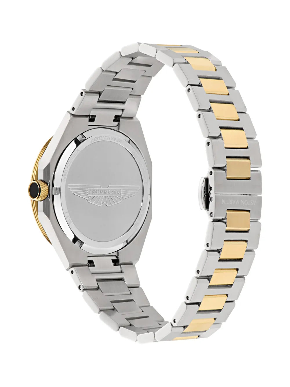 Aston Martin Watches  Two Tone Black Dial 42mm Watch
