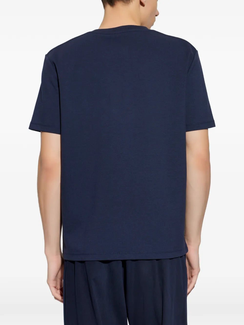 Balmain  logo-embroidered crew-neck T-shirt