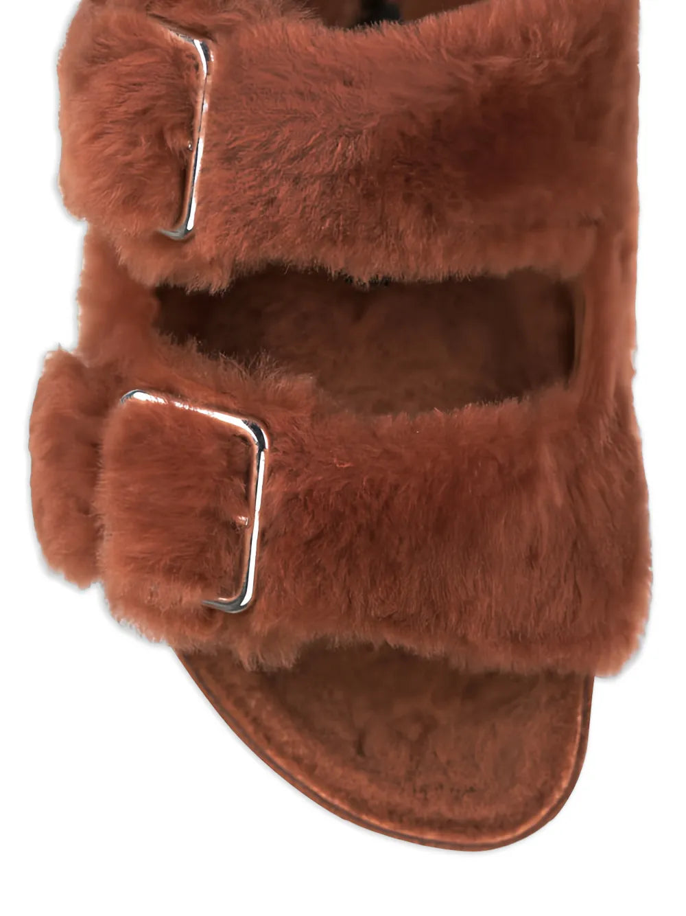 Birkenstock Arizona shearling buckle sandals - Image 2
